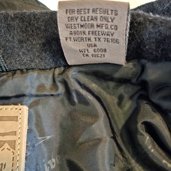 POWDER RIVER Panhandle Slim Montana Wool Button Up Vest Size XXL - Picture 6 of 11